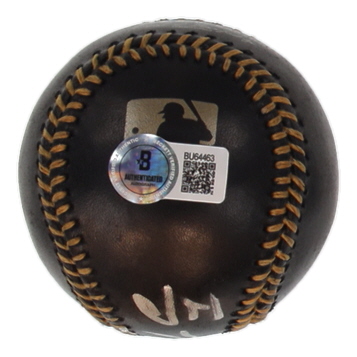 Carlos Correa Signed OML Black Leather Baseball (Beckett) at PristineAuction.com Carlos Correa Signed OML Black Leather Baseball (Beckett) at PristineAuction.com