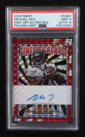 Michael Vick 2024 Finest Greats Autographs Red Geometric Refractors #FGMV #5/5 (PSA 9 | Auto 10) at PristineAuction.com