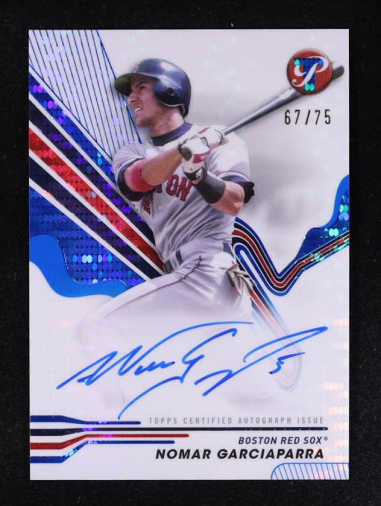 Nomar Garciaparra 2024 Topps Pristine Autographs Blue Pristine Refractors #PANG #67/75