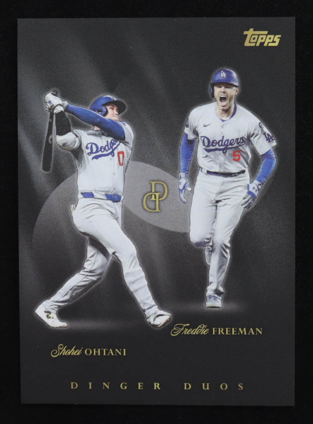 Shohei Ohtani / Freddie Freeman 2025 Topps Dynamic Duals Dinger Duos #DD10 at PristineAuction.com Shohei Ohtani / Freddie Freeman 2025 Topps Dynamic Duals Dinger Duos #DD10 at PristineAuction.com