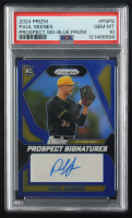 Paul Skenes 2024 Panini Prizm Prospect Signatures Prizms Blue #4 RC #43/49 (PSA 10) at PristineAuction.com