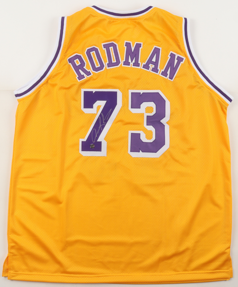Dennis Rodman Signed Jersey (AWM) at PristineAuction.com Dennis Rodman Signed Jersey (AWM) at PristineAuction.com