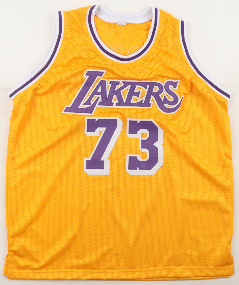 Dennis Rodman Signed Jersey (AWM) at PristineAuction.com Dennis Rodman Signed Jersey (AWM) at PristineAuction.com