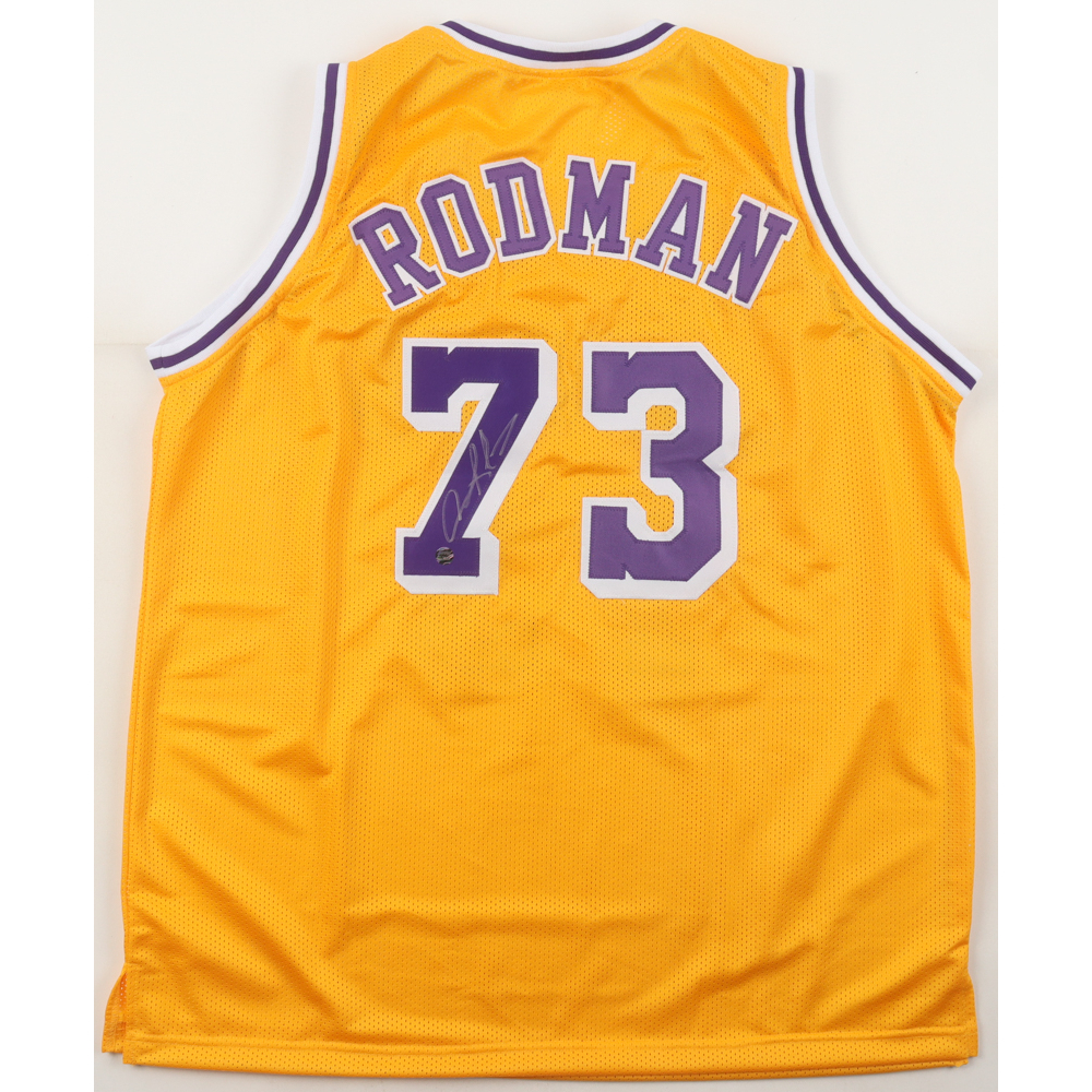 Dennis Rodman Signed Jersey (AWM) at PristineAuction.com Dennis Rodman Signed Jersey (AWM) at PristineAuction.com