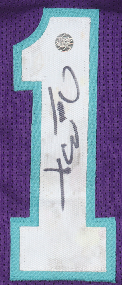 Muggsy Bogues Signed Jersey (AWM) at PristineAuction.com Muggsy Bogues Signed Jersey (AWM) at PristineAuction.com