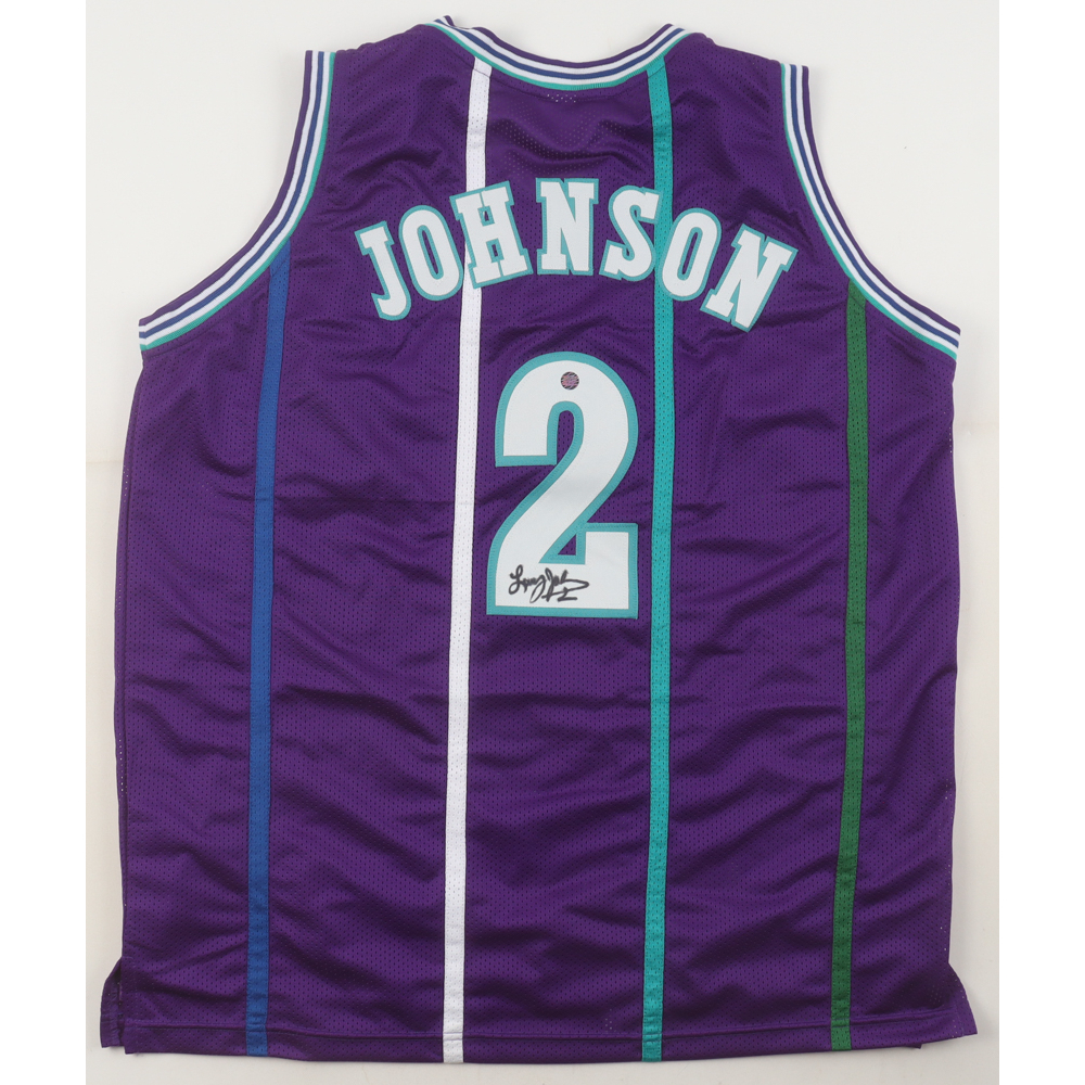 Larry Johnson Signed Jersey (AWM) at PristineAuction.com