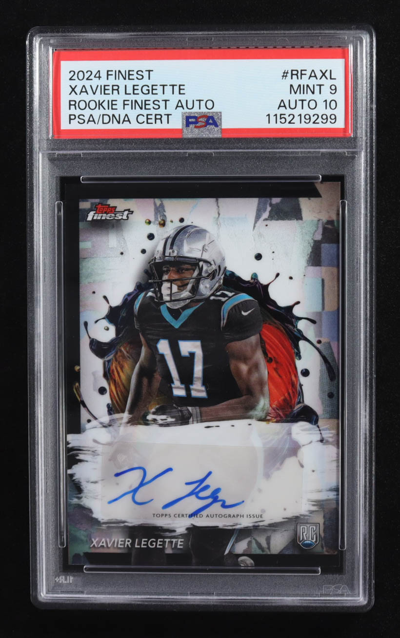 Xavier Legette 2024 Finest Rookie Autographs #RFAXL RC (PSA 9 | Auto 10) at PristineAuction.com Xavier Legette 2024 Finest Rookie Autographs #RFAXL RC (PSA 9 | Auto 10) at PristineAuction.com