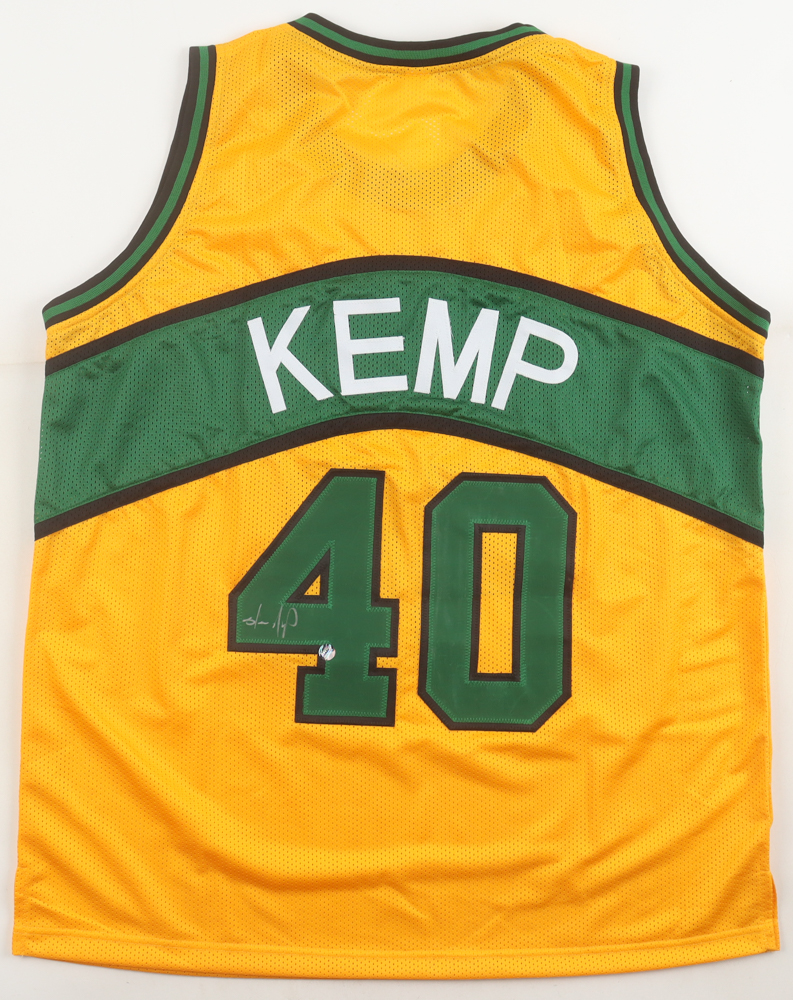 Shawn Kemp Signed Jersey (AWM) at PristineAuction.com Shawn Kemp Signed Jersey (AWM) at PristineAuction.com