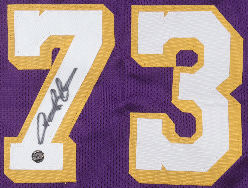 Dennis Rodman Signed Jersey (AWM) at PristineAuction.com Dennis Rodman Signed Jersey (AWM) at PristineAuction.com