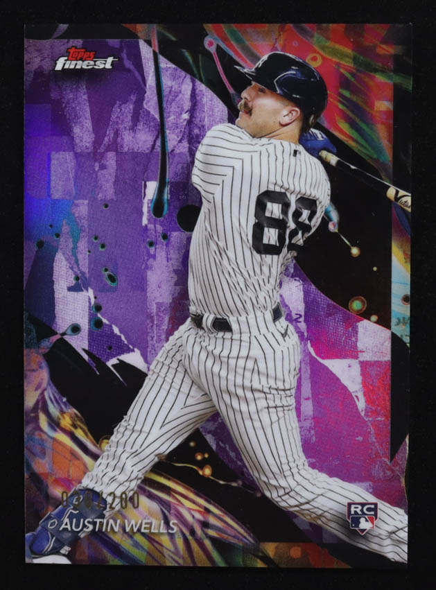 Austin Wells 2024 Finest Purple Refractors #116 #038/200 RC at PristineAuction.com Austin Wells 2024 Finest Purple Refractors #116 #038/200 RC at PristineAuction.com