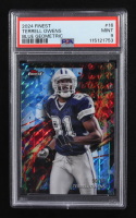 Terrell Owens 2024 Finest Blue Geometric Refractors #16 #90/99 (PSA 9) at PristineAuction.com