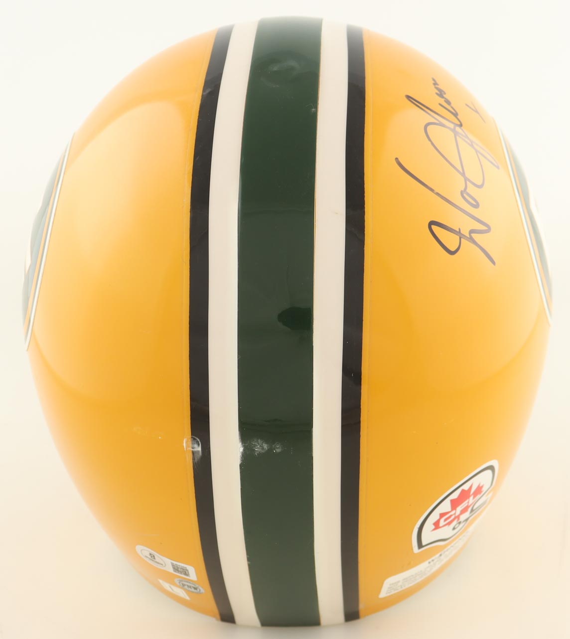 Warren Moon Signed Eskimos Full-Size Authentic On-Field Helmet with Display Case (Beckett) at PristineAuction.com Warren Moon Signed Eskimos Full-Size Authentic On-Field Helmet with Display Case (Beckett) at PristineAuction.com