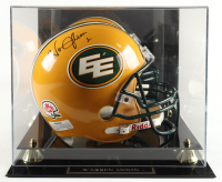 Warren Moon Signed Eskimos Full-Size Authentic On-Field Helmet with Display Case (Beckett) at PristineAuction.com