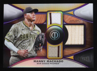 Manny Machado 2025 Topps Tribute Triple Relics Purple #TTRMM #07/50 at PristineAuction.com