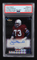 John Hannah 2024 Finest Flashback Autographs Black Geometric Refractors #FBAJH #13/25 (PSA 10 | Auto 10) at PristineAuction.com
