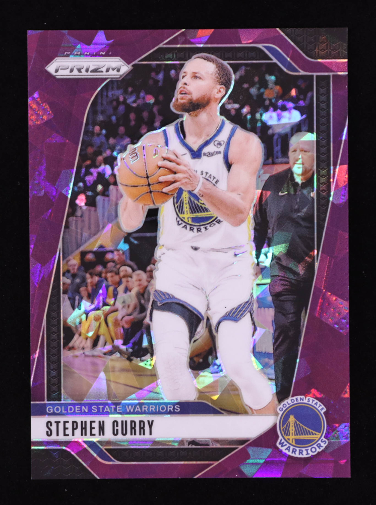 Stephen Curry 2024-25 Panini Prizm Prizms Purple Ice #134 #040/149
