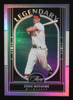 Eddie Mathews 2024 Panini Three and Two Legendary Three and Two #17 #32/32 at PristineAuction.com