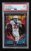 Trey Benson 2024 Finest Oil Spill Geometric Refractors #283 #05/10 RC (PSA 9) at PristineAuction.com