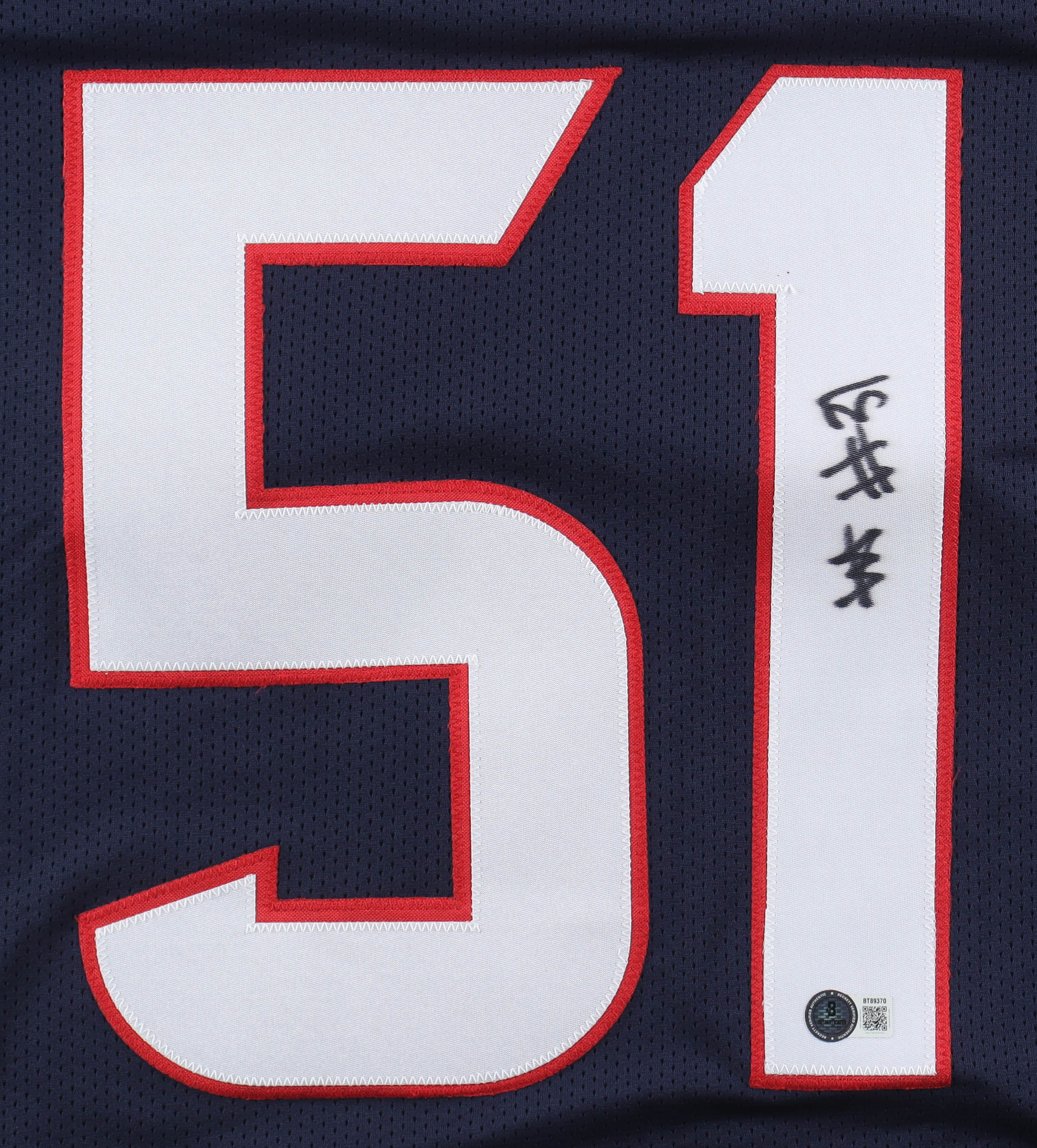 Will Anderson Jr. Signed Jersey (Beckett) at PristineAuction.com Will Anderson Jr. Signed Jersey (Beckett) at PristineAuction.com