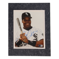 Frank Thomas Signed White Sox 11x14 Matted Photo (Beckett) at PristineAuction.com