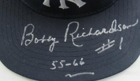 Bobby Richardson Signed Yankees Hat Inscribed "55-66" (JSA) at PristineAuction.com Bobby Richardson Signed Yankees Hat Inscribed "55-66" (JSA) at PristineAuction.com