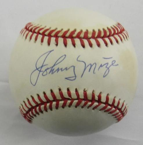 Johnny Mize Signed ONL Baseball (PSA) at PristineAuction.com Johnny Mize Signed ONL Baseball (PSA) at PristineAuction.com