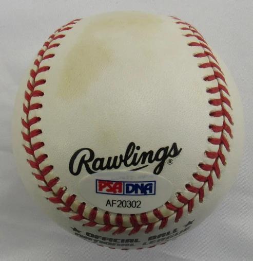 Johnny Mize Signed ONL Baseball (PSA) at PristineAuction.com Johnny Mize Signed ONL Baseball (PSA) at PristineAuction.com