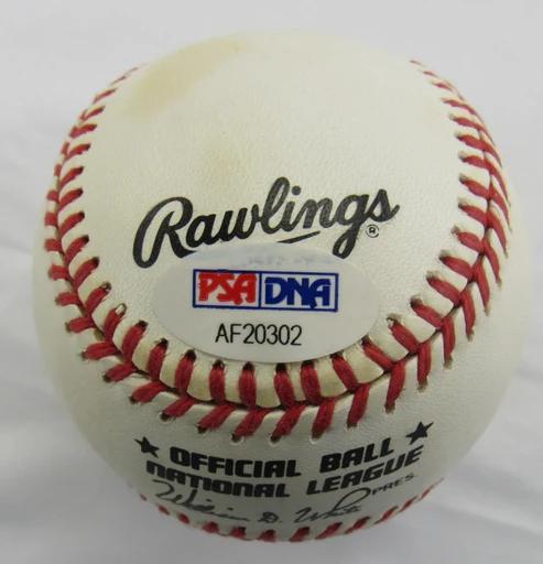Johnny Mize Signed ONL Baseball (PSA) at PristineAuction.com Johnny Mize Signed ONL Baseball (PSA) at PristineAuction.com