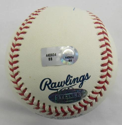 Johnny Damon Signed OML Baseball (Steiner) at PristineAuction.com Johnny Damon Signed OML Baseball (Steiner) at PristineAuction.com