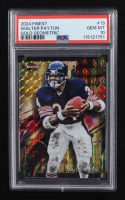Walter Payton 2024 Finest Gold Geometric Refractors #13 #19/50 (PSA 10) at PristineAuction.com