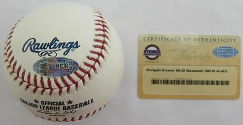 Dwight Evans Signed OML Baseball (Steiner) at PristineAuction.com Dwight Evans Signed OML Baseball (Steiner) at PristineAuction.com