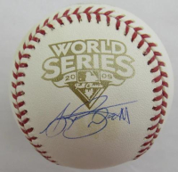 AJ Burnett Signed 2009 World Series Baseball (Steiner) at PristineAuction.com