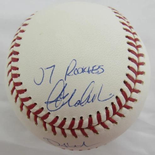 Philip Hughes & Joba Chamberlain Signed OML Baseball Inscribed "07 Rookies" (Steiner & MLB) at PristineAuction.com Philip Hughes & Joba Chamberlain Signed OML Baseball Inscribed "07 Rookies" (Steiner & MLB) at PristineAuction.com