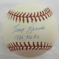 Tim Raines Signed OML Baseball Inscribed "1986 NL BC" (Steiner) at PristineAuction.com