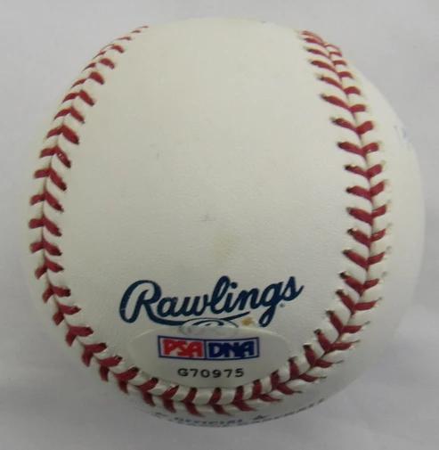 Ed Roebuck Signed ONL Baseball Inscribed "LA Dodgers" & "1959 1963 World Champs" (PSA) at PristineAuction.com Ed Roebuck Signed ONL Baseball Inscribed "LA Dodgers" & "1959 1963 World Champs" (PSA) at PristineAuction.com