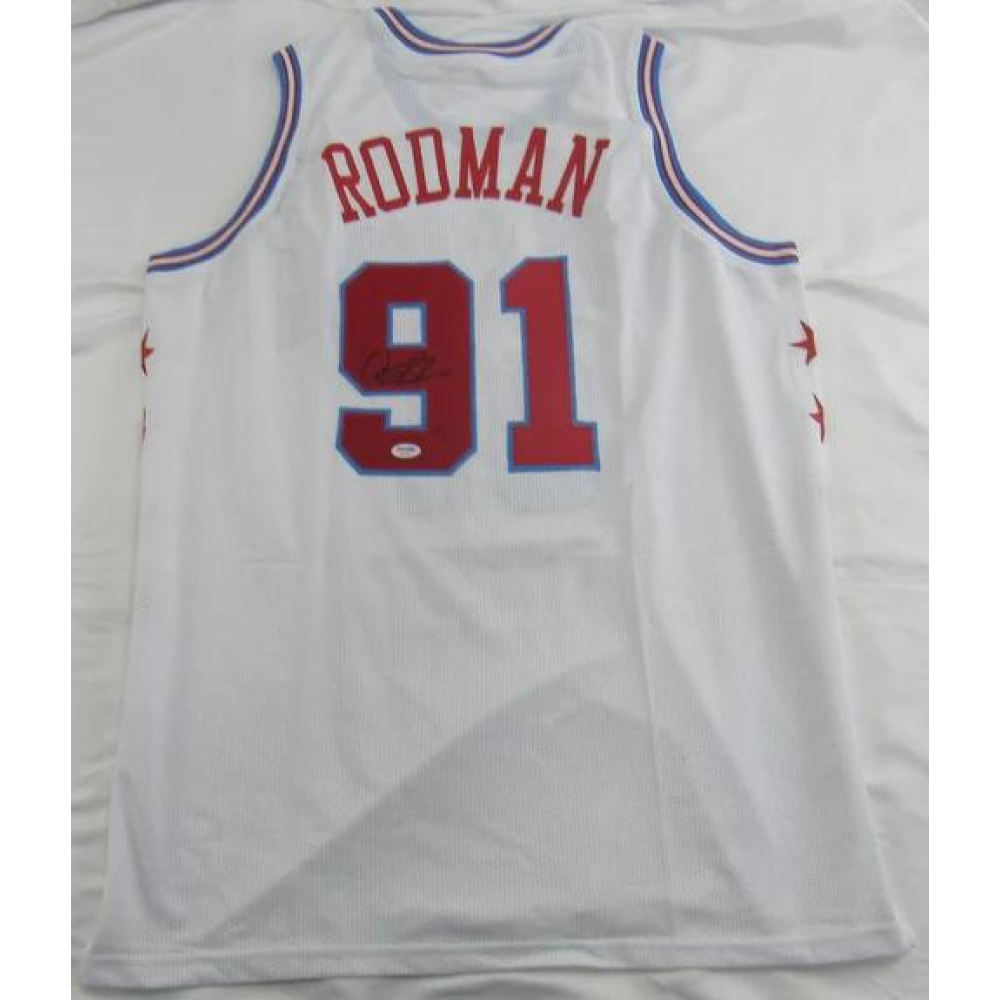 Dennis Rodman Signed Jersey (PSA) at PristineAuction.com