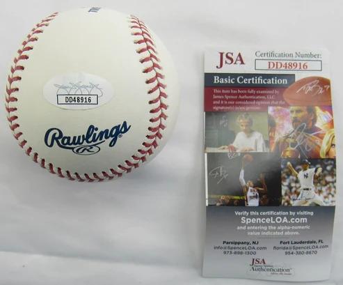 Jeff Bagwell Signed OML Hall of Fame Logo Baseball (JSA) at PristineAuction.com Jeff Bagwell Signed OML Hall of Fame Logo Baseball (JSA) at PristineAuction.com