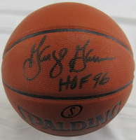George Gervin Signed NBA Game Ball Series Basketball Inscribed "HOF 96" (Steiner) at PristineAuction.com