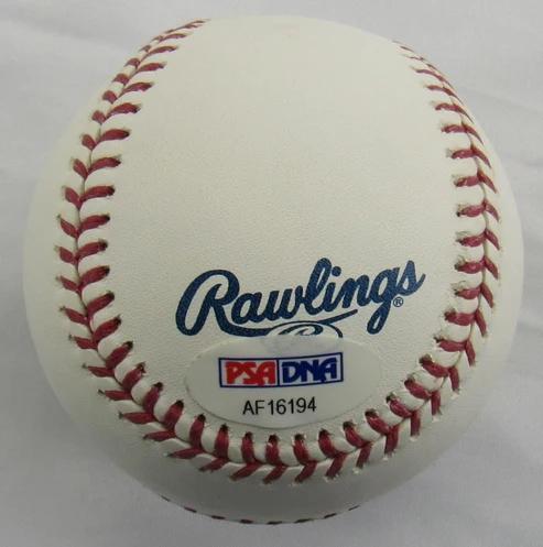 Edgar Martinez Signed OML Hall of Fame Logo Baseball (PSA) at PristineAuction.com Edgar Martinez Signed OML Hall of Fame Logo Baseball (PSA) at PristineAuction.com