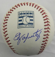 Edgar Martinez Signed OML Hall of Fame Logo Baseball (PSA) at PristineAuction.com