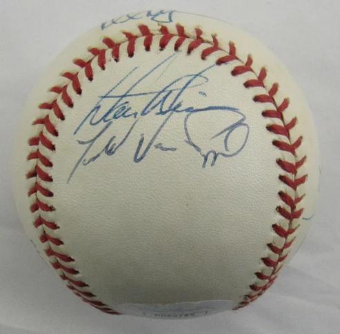 Athletics Superstars OAL Baseball Signed By (5) with Mark McGwire, Todd Van Poppel, Walt Weiss (JSA) at PristineAuction.com Athletics Superstars OAL Baseball Signed By (5) with Mark McGwire, Todd Van Poppel, Walt Weiss (JSA) at PristineAuction.com