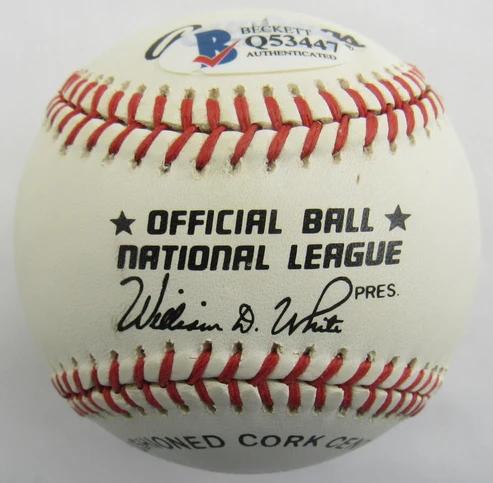 Duke Snider Signed ONL Baseball Inscribed "The Duke Of Flatbush" (Beckett) at PristineAuction.com Duke Snider Signed ONL Baseball Inscribed "The Duke Of Flatbush" (Beckett) at PristineAuction.com