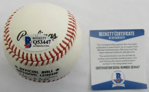 Duke Snider Signed ONL Baseball Inscribed "The Duke Of Flatbush" (Beckett) at PristineAuction.com Duke Snider Signed ONL Baseball Inscribed "The Duke Of Flatbush" (Beckett) at PristineAuction.com