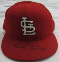 Bob Gibson Signed Cardinals Hat (JSA) at PristineAuction.com