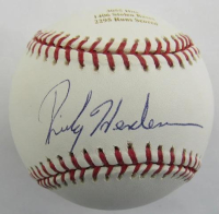 Rickey Henderson Signed OML Baseball (Steiner) at PristineAuction.com