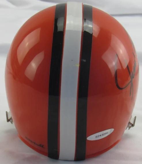 Jim Brown Signed Browns Mini Helmet (Tristar) at PristineAuction.com Jim Brown Signed Browns Mini Helmet (Tristar) at PristineAuction.com