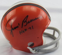Jim Brown Signed Browns Mini Helmet (Tristar) at PristineAuction.com