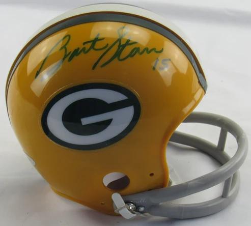 Bart Starr Signed Packers Mini Helmet (Tristar) at PristineAuction.com Bart Starr Signed Packers Mini Helmet (Tristar) at PristineAuction.com