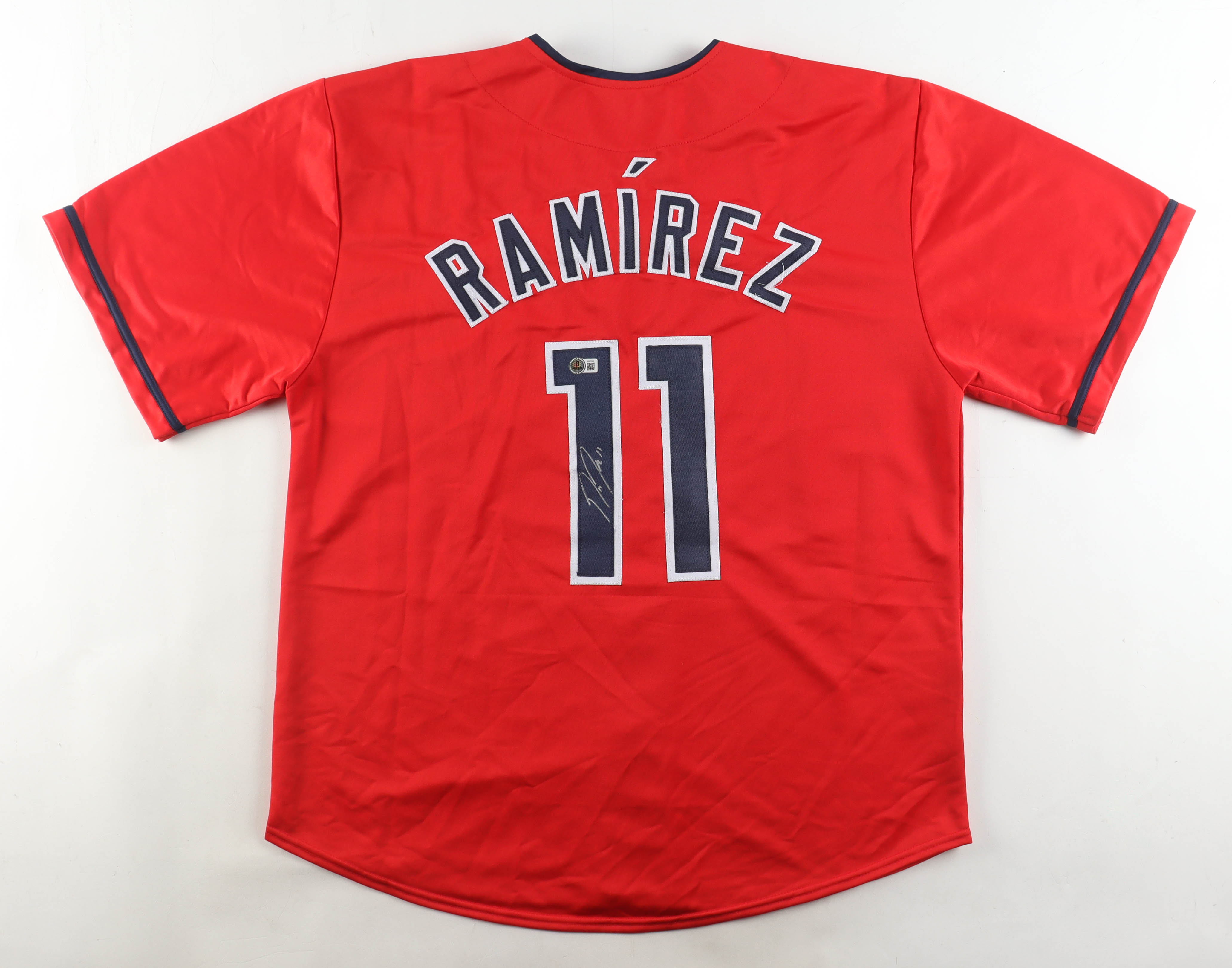 Jose Ramírez Signed Jersey (Beckett) at PristineAuction.com Jose Ramírez Signed Jersey (Beckett) at PristineAuction.com