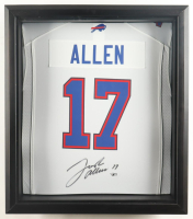 Josh Allen Signed Custom Framed Shadowbox Jersey Display (Fanatics) at PristineAuction.com